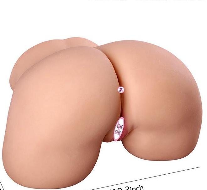 Extra-Large Ultra-Realistic Curvy Hip Pleasure Stroker – Soft Skin-Touch Design(جهاز متعة كبير فائق الواقعية بتصميم أرداف ممتلئة وملمس ناعم يشبه البشرة)