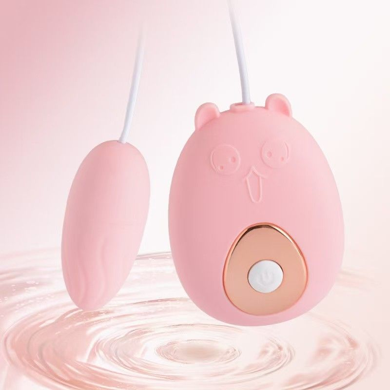 Wired Remote-Control Egg Vibrator(هزاز بيضاوي صغير بتحكم سلكي)
