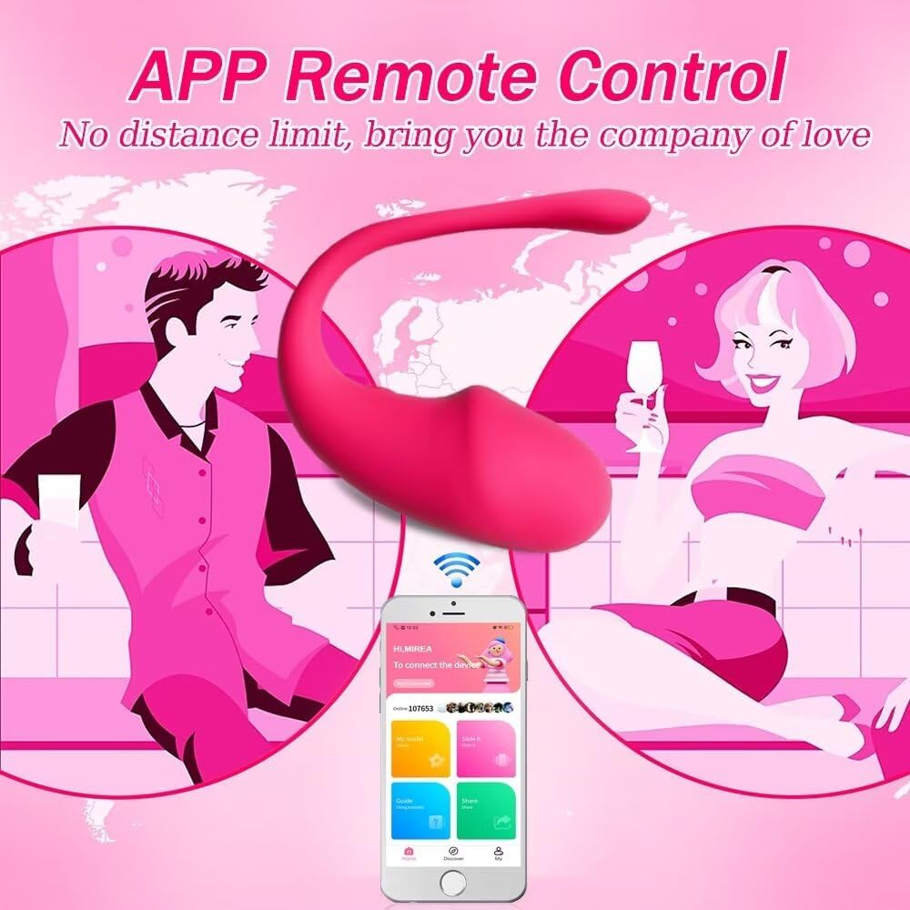 App-Controlled Wearable Couples Vibrator – 10 Vibration Modes, Flexible Fit & Dual-Stimulation Design(جهاز اهتزاز قابل للارتداء للأزواج بتحكم عبر التطبيق – 10 أوضاع اهتزاز وتصميم مرن مزدوج التحفيز)