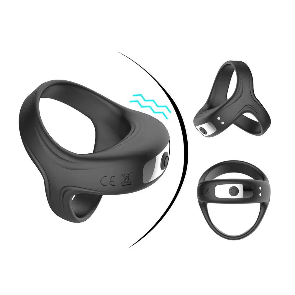 Rechargeable Dual-Ring Couples Vibrating Massager – Secure Fit, One-Button Control & Intimate Comfort（جهاز تدليك اهتزازي مزدوج الحلقات قابل للشحن للأزواج – تثبيت مريح وتحكم بزر واحد وتجربة أكثر حميمية）
