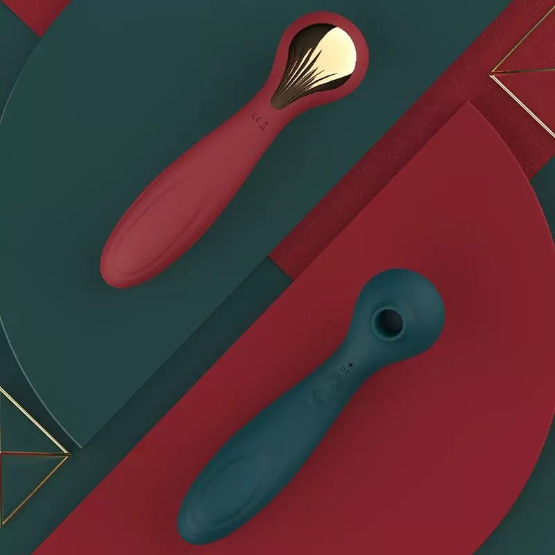 10-Mode Suction Vibrator（جهاز اهتزاز وشفط بـ10 أوضاع）
