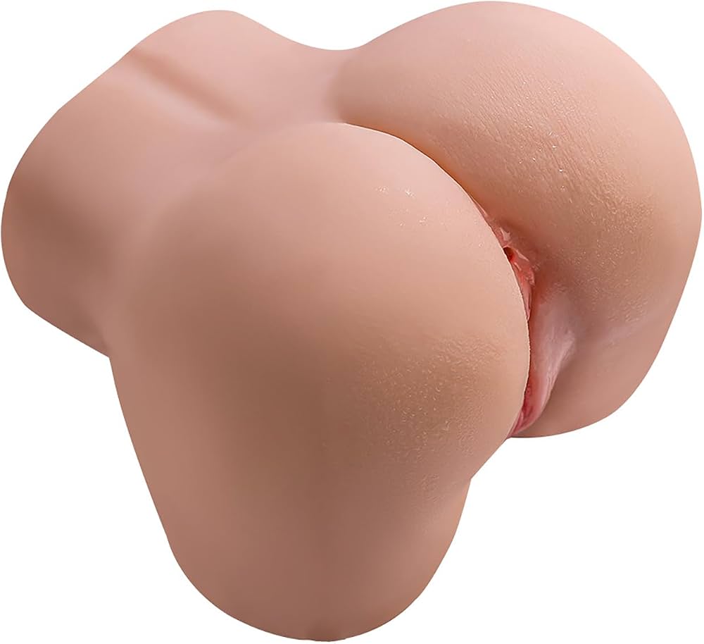 Extra-Large Ultra-Realistic Curvy Hip Pleasure Stroker – Soft Skin-Touch Design（جهاز متعة كبير فائق الواقعية بتصميم أرداف ممتلئة وملمس ناعم يشبه البشرة）