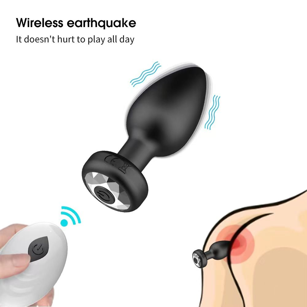 Wireless Remote-Controlled Vibrating Anal Plug – App & Dual-Control Design（سدادة شرجية مهتزة لاسلكية بالتحكم عن بُعد – تصميم بتحكم مزدوج عبر التطبيق والريموت）