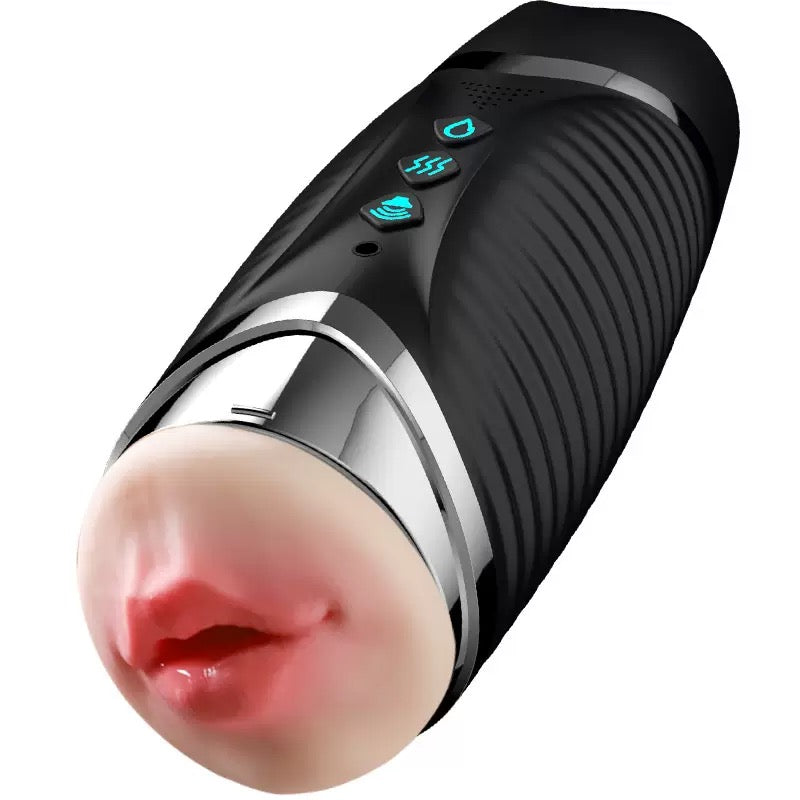 Smart Heated Men’s Intimate Massager | Digital Temperature Display & Electric Relaxation Cup｜جهاز تدليك حميمي ذكي للرجال مع تسخين | شاشة رقمية للتحكم بالحرارة وكوب استرخاء كهربائي
