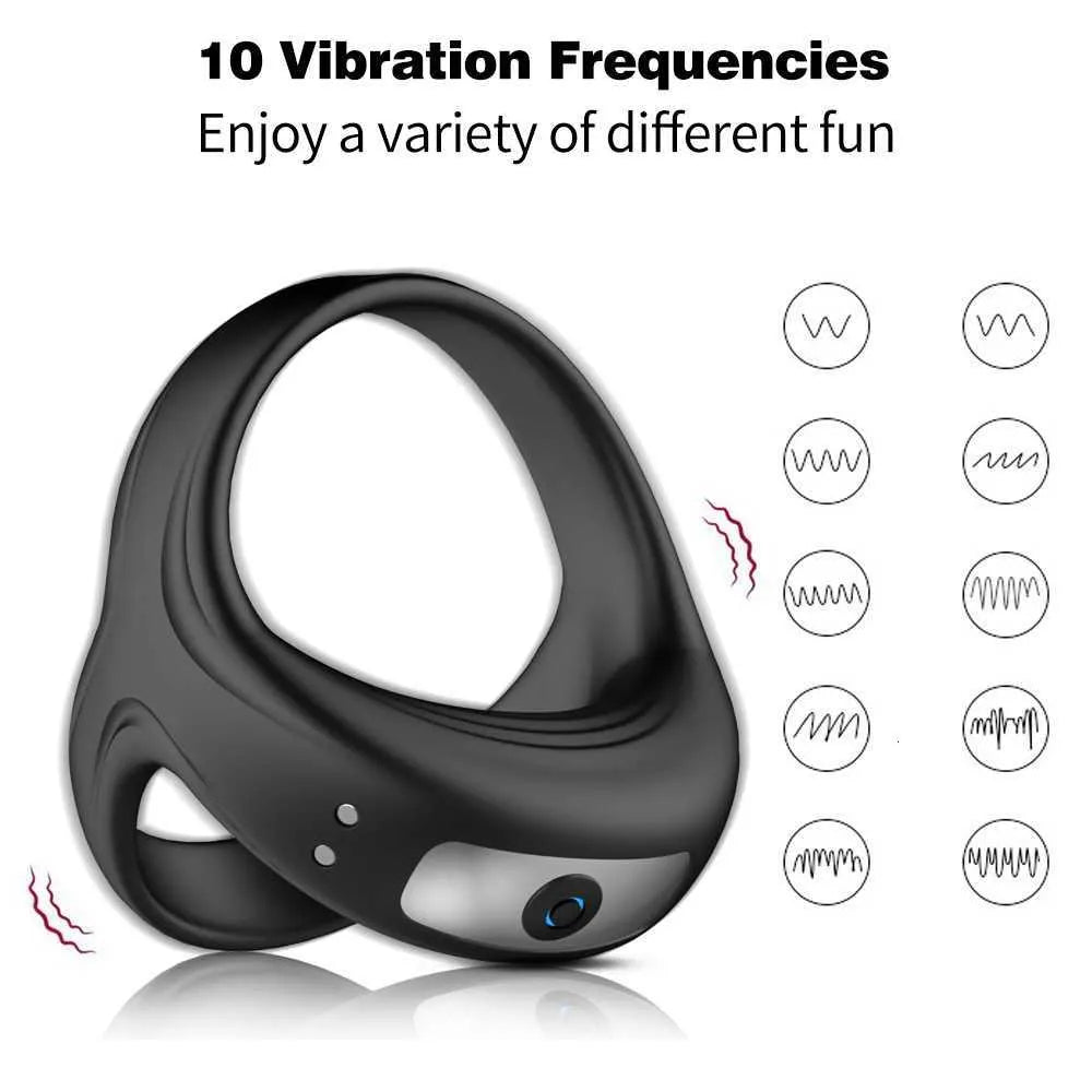 Rechargeable Dual-Ring Couples Vibrating Massager – Secure Fit, One-Button Control & Intimate Comfort（جهاز تدليك اهتزازي مزدوج الحلقات قابل للشحن للأزواج – تثبيت مريح وتحكم بزر واحد وتجربة أكثر حميمية）