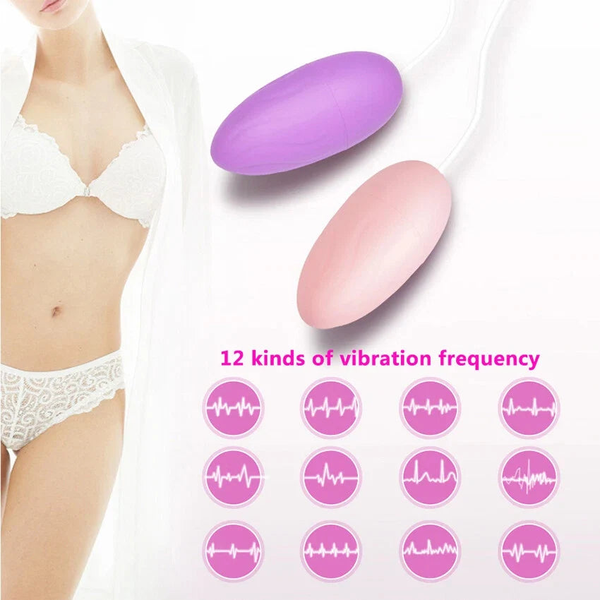 Wired Remote-Control Egg Vibrator（هزاز بيضاوي صغير بتحكم سلكي）